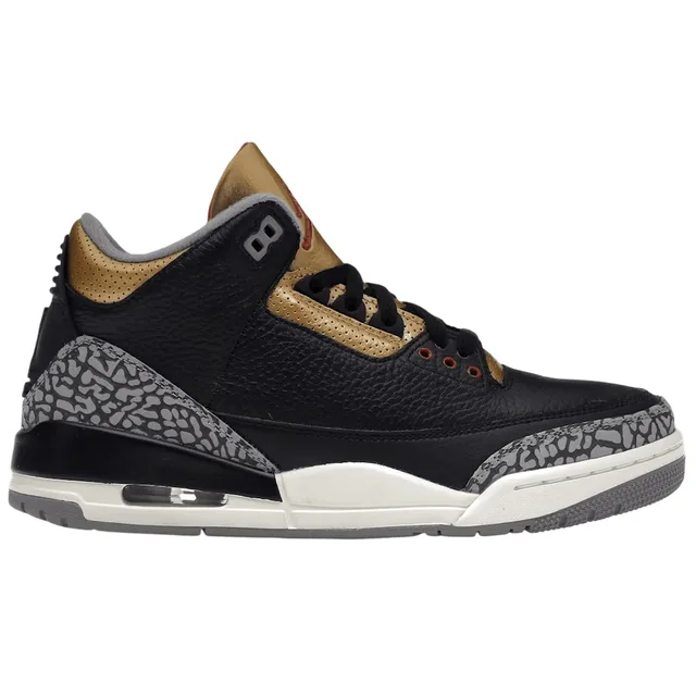 Basket - Nike - Air Jordan 3 Retro Cement - Noir - Respirant