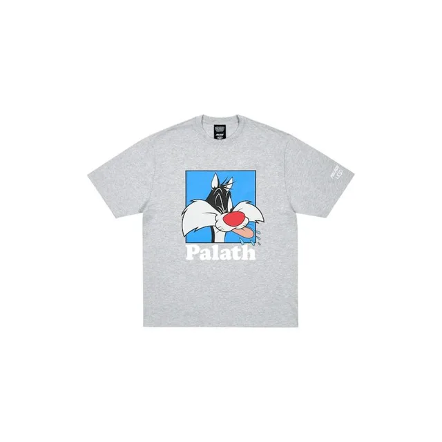 Palace x UGG Looney Tunes T-Shirt Grey Marl - M - Grey Marl