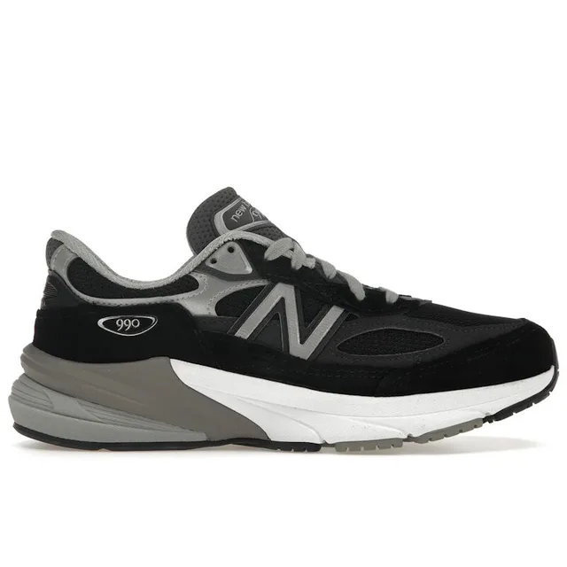 New Balance 990v6 MiUSA Black Grey White (Women's) - 7.5W