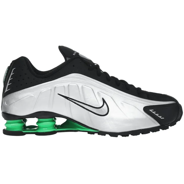 Baskets Nike Shox R4 Vert Homme Argent Noir Argent Métallisé HQ1988-006