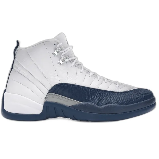 Air Jordan 12 Retro Bleu Français 2025 Baskets Homme Blanc Argent Métallisé Rouge Varsity CT8013-114