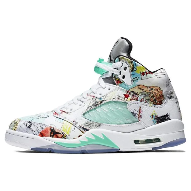 Air Jordan 5 Retro Wings Chaussures pour Homme Or Multicolore AV2405-900
