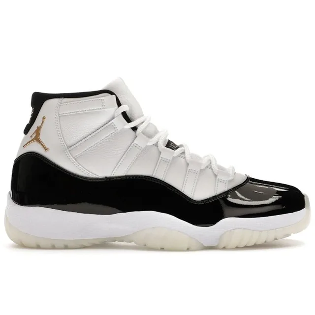 Baskets Unisexe Air Jordan 11 Retro Gratitude / Defining Moments Blanc Noir Or Métallique CT8012-170