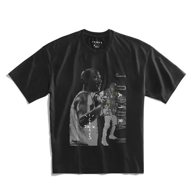 Travis Scott Jordan Tee Black - XXL - Black