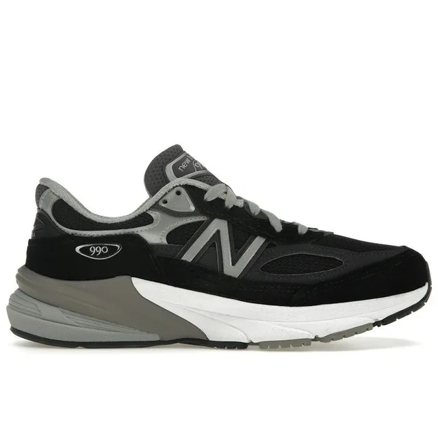 New Balance 990v6 MiUSA Black Grey White (Women's) - 5.5W