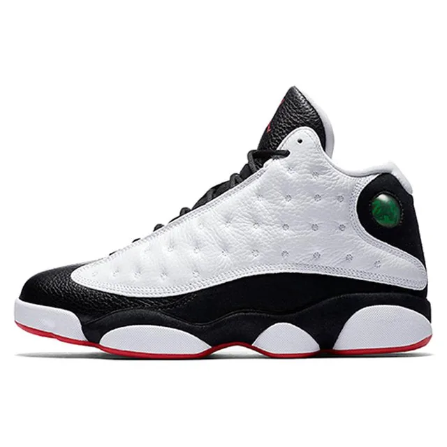 Air Jordan 13 Retro He Got Game 2018 Blanc Noir Rouge Véritable 414571-104