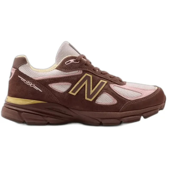 New Balance 990v4 MiUSA Pumpernickel Pink Chalk