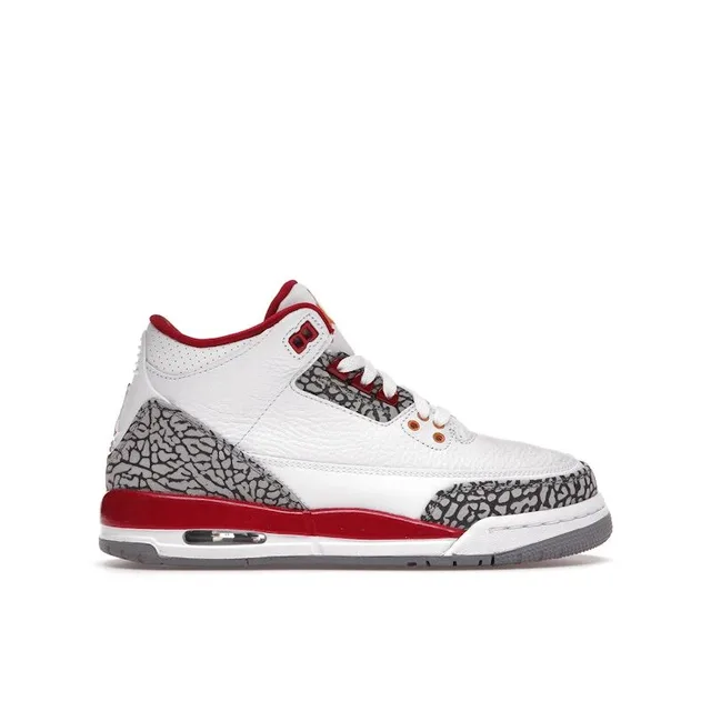 Jordan 3 Retro Cardinal (GS) - 5Y
