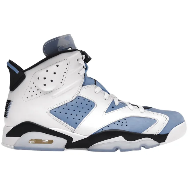 Air Jordan 6 Retro UNC Home Hommes Baskets Bleu Université-Bleu Blanc CT8529-410