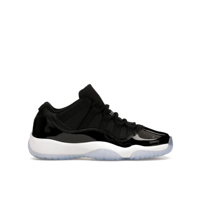 Air Jordan 11 Retro Low GS Space Jam Chaussures de Sport pour Enfants Noir Varsity-Royal Blanc FV5121-004