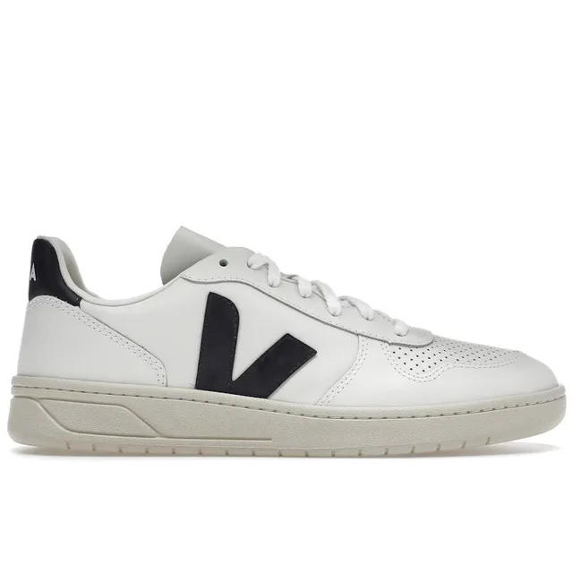 Veja V-10 Leather White Black