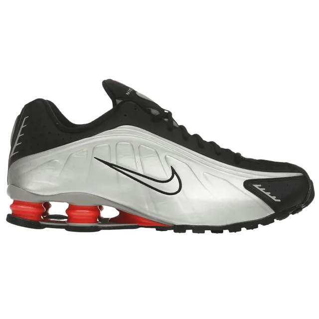 Baskets Nike Shox R4 Noir Argent Métallique 2025 HQ1988-002