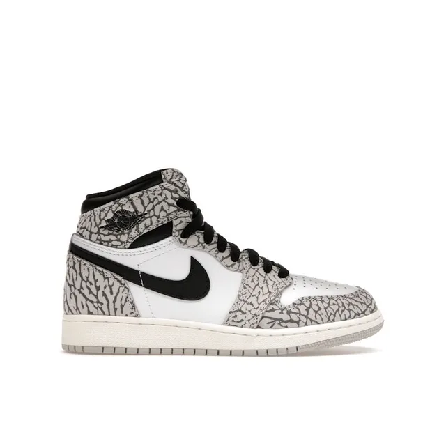 Jordan 1 Retro High OG White Cement (GS) - 5Y